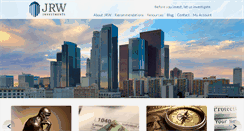 Desktop Screenshot of jrwinvestments.com